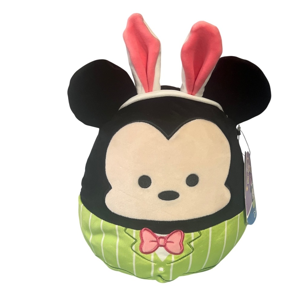 NWT - Squishmallows Disney 8" Mickey Mouse Easter Bunny Plush Stuffed Animal Toy